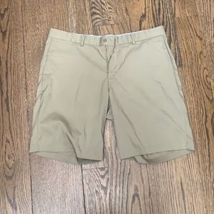 Nike khaki dry fit gold shorts